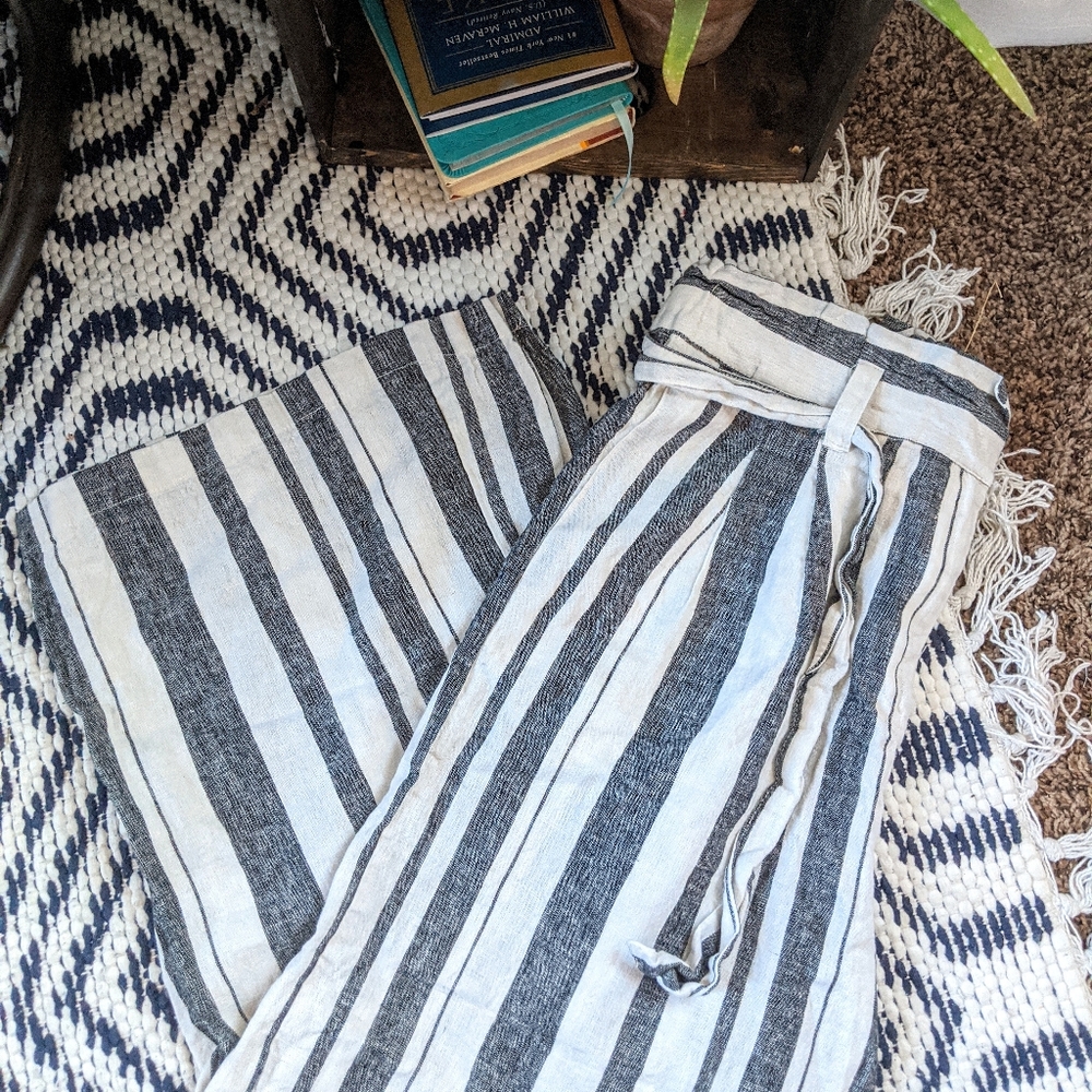 Flowy Striped Pants